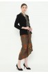 Lyne Halim Blouse Kutubaru Bordir, Hitam 8290